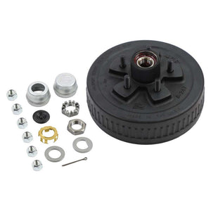 Dexter K08-247-1G Pre-Greased Hub & Drum Kit – 3,500 lb Axle | 5 on 4.5, 10" x 2-1/4" - 3,500 lb, 5x4.5 - full product view |