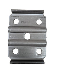 Dexter 2-3/8" x 1-3/4" U-Bolt Spring Tie Plate – Trailer Axle Spring Plate | Raw Steel - full product view | AAA Trailer
