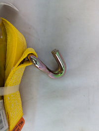 Doleco USA Automatic Self-Tension 2"x27' Ratchet Strap w/Wire Hooks, with AST Buckle 23472227 - alternate angle | AAA Trailer