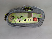 Doleco USA Slidable Logistic Ratchet E Track Tie Down 2"x16' - component detail | AAA Trailer