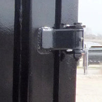 Dump Trailer Door Weld On Hinge Strap with Grease Fittings - detail view | AAA Trailer
