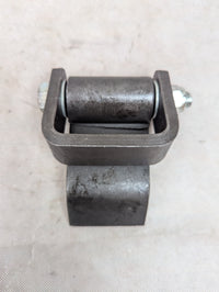 Dump Trailer Door Weld On Hinge Strap with Grease Fittings - alternate angle | AAA Trailer