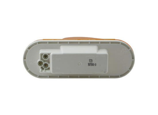 Sealed, 6-1/2" Mid-Ship Turn Signal and Side Marker Light - Amber