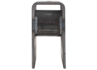 Durable Front Hanger for 2-Inch Slipper Trailer Springs with 9/16-Inch Bolt Hole - alternate angle | AAA Trailer