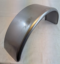 Durable Steel Single Axle Trailer Fender 9x32x15.5 with 90° Flange - 9x32x15.5 - alternate angle | AAA Trailer