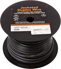Trailer Electric Brake Bulk Wire 14-2 Gauge Jacketed Black - Sold by the Foot - detail view | AAA Trailer