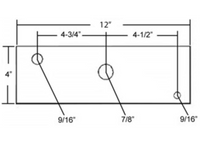 Equalizer 2" Slipper Spring 12"x4" with 9/16" Keeper Bolt Hole   EQ-4541 - close-up view | AAA Trailer