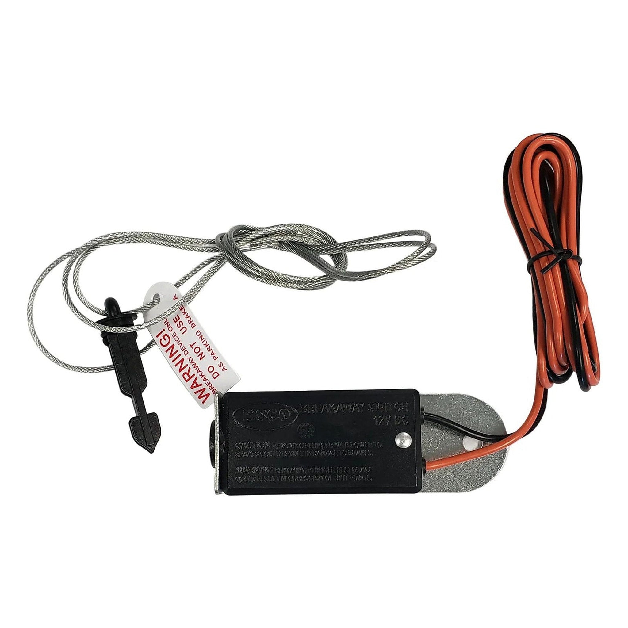 ESCO LBS48-16 Trailer Breakaway Switch with 48" Cable – Emergency Brake Safety Switch