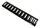 2' Horizontal E-Track Tie-Down Rail - Black Steel