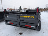 Griffin 6X12 Tandem Axle Hydraulic Dump Trailer with Tarp Kit