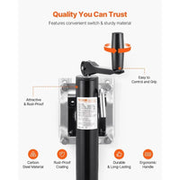 Trailer Jack Bolt-on Trailer Tongue Jack 2000 lbs Dynamic Load 10" Travel - 2000 lbs - close-up view | AAA Trailer