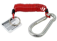 Fastway Zip Coiled Trailer Breakaway Cable - 6' Long - alternate angle | AAA Trailer