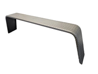 Steel tread plate trailer fender 72" x 10" for tandem axle dump and equipment trailers - full product view | AAA Trailer