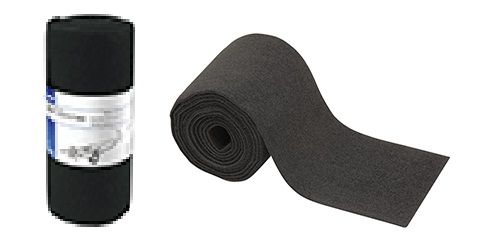 Fulton Marine-Grade Trailer Bunk Carpet 12x144 in Black