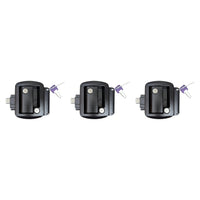 Global Link RV Entry Door Lock Kit – Black, set of 3 keyed alike – group view | AAA Trailer