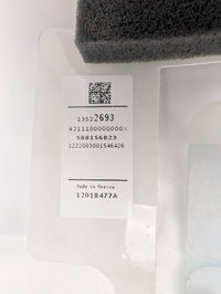 GM 13522693 Seat Occupant Sensor Mat — Part Number Label, Made in Mexico | 2022 GMC Acadia OCS System