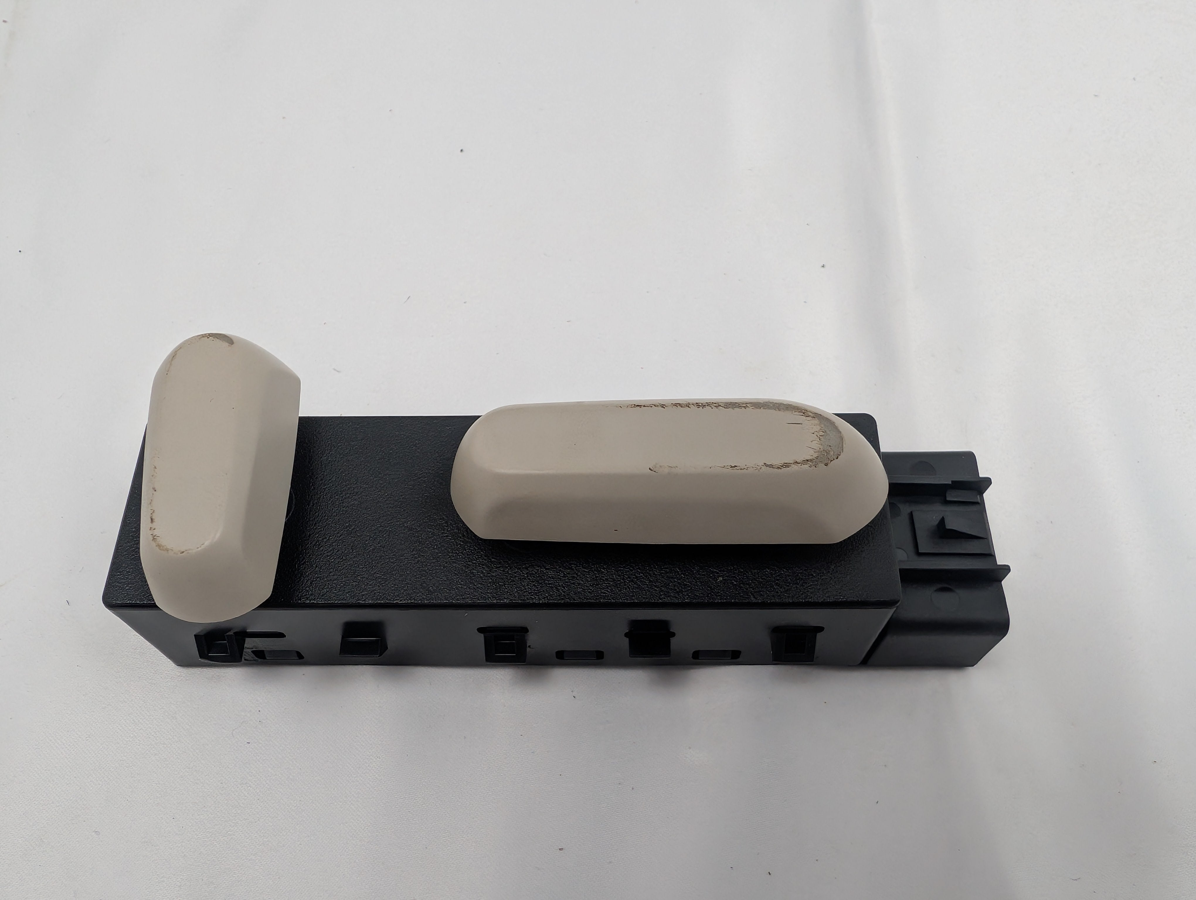 GM OEM Passenger Seat Adjuster Switch — 2013-2022 GMC Acadia + More | GM# 25974715 | Whisper Beige 4KB | 10-Pin | Used RH