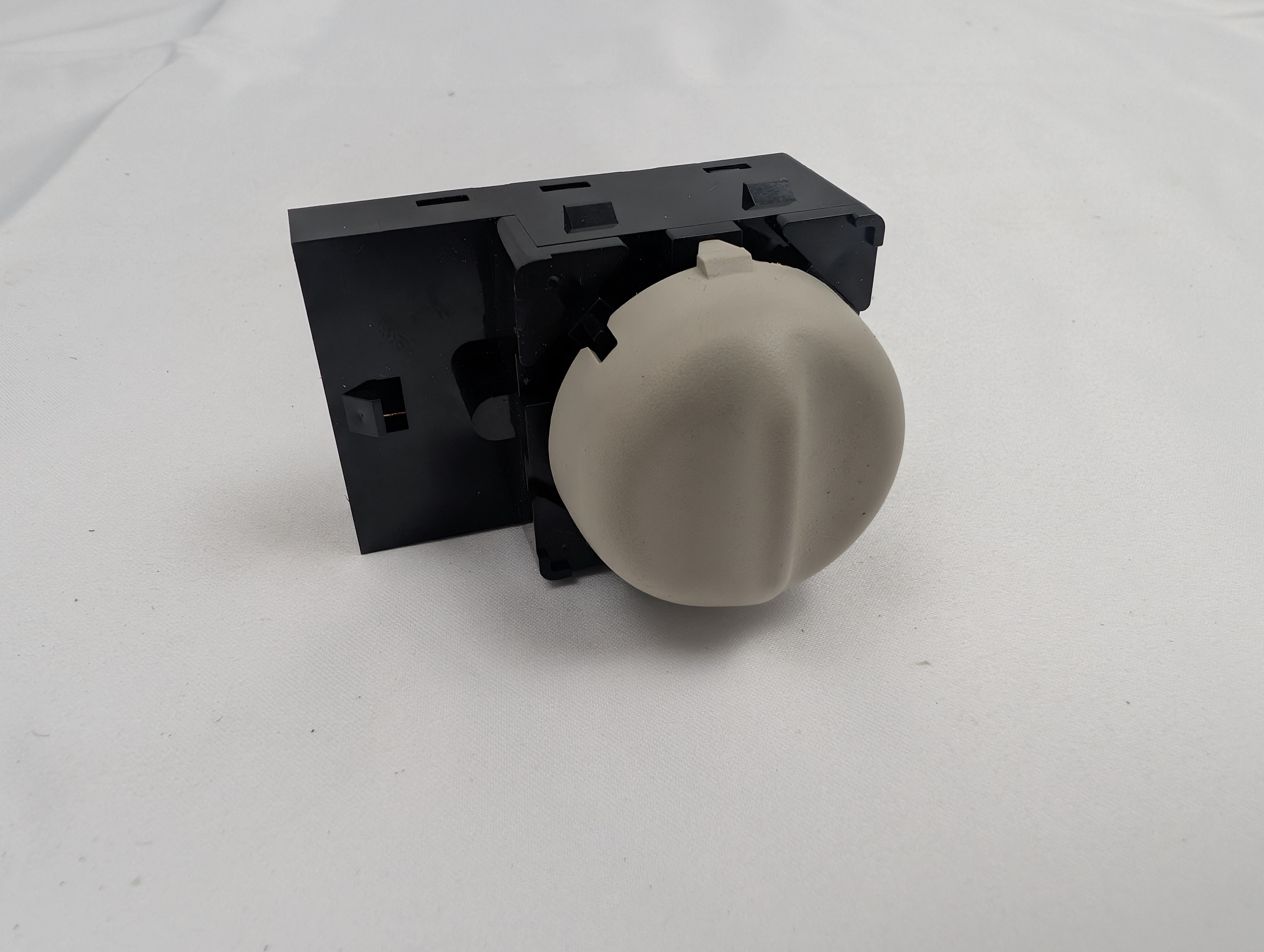 GM OEM Power Seat Lumbar Adjuster Switch Knob — 2017-2022 GMC Acadia | GM# 84494391 | Whisper Beige 4KB | General Motors OEM | Used