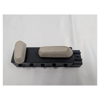 GM 25974715 Passenger Seat Adjuster Switch — Top View, Whisper Beige 4KB Oval Rocker Buttons, 2022 GMC Acadia | Used OEM