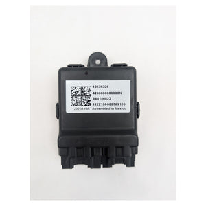 GM 13536325 Rear Seat Heater Control Module — Front View with Part Number Label, Assembled in Mexico | Used OEM 2022 Acadia