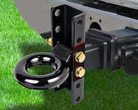 Grade 8 Adjustable Coupler & Lunette Ring Bolt Kit – 5/8"-11 Yellow Zinc - 11 x 4.5 - detail view | AAA Trailer