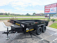 Griffin 5X10 Tandem Axle Hydraulic Dump Trailer - 7,000 lbs, 3200 PSI, 5X10 - detail view | AAA Trailer