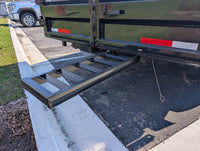 Griffin 7X14 Tandem Dump Trailer with Tarp Kit, Battery Charger, Drop Leg Jack - 7,000 lb, 3,200 PSI, 7x14 - close-up view | 