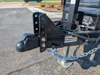 Griffin 7X14 Tandem Dump Trailer with Tarp Kit, Battery Charger, Drop Leg Jack - 7,000 lb, 3,200 PSI, 7x14 - close-up view | 