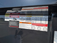 Griffin 7X14 Tandem Dump Trailer with Tarp Kit, Battery Charger, Drop Leg Jack - 7,000 lb, 3,200 PSI, 7x14 - close-up view | 