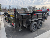 Griffin GT 7x14 Dump Trailer 8k axles, Telescopic Lift | Tarp Kit, Charger & Drop Leg Jack 16k GVWR - 8,000 lb, 7x14 - close-