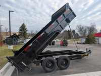 Griffin GT 7x14 Dump Trailer 8k axles, Telescopic Lift | Tarp Kit, Charger & Drop Leg Jack 16k GVWR - 8,000 lb, 7x14 - close-