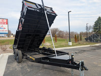 Griffin GT 7x14 Dump Trailer 8k axles, Telescopic Lift | Tarp Kit, Charger & Drop Leg Jack 16k GVWR - 8,000 lb, 7x14 - close-