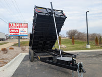 Griffin GT 7x14 Dump Trailer 8k axles, Telescopic Lift | Tarp Kit, Charger & Drop Leg Jack 16k GVWR - 8,000 lb, 7x14 - close-