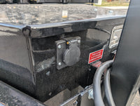 Griffin GT 7x14 Dump Trailer 8k axles, Telescopic Lift | Tarp Kit, Charger & Drop Leg Jack 16k GVWR - 8,000 lb, 7x14 - compon