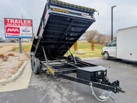 Griffin GT 7x14 Dump Trailer for Sale – 14K GVWR Hydraulic Dump w/ Low Profile Sides - 14,000 lb, 7x14 - component detail | A