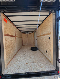 Haulin 6x12 Single Axle Enclosed Cargo Trailer – Charcoal Blackout Package - view 5