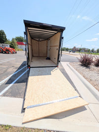 Haulin 6x12 Single Axle Enclosed Cargo Trailer – Charcoal Blackout Package - view 6