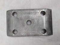 Heavy Duty 3 1/2" x 2" U-Bolt Tie Plate - detail view | AAA Trailer
