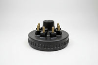 Heavy Duty 12" x 2" Trailer Brake Drum Hub Assembly 8 lug 9/16 stud - Dexter Lippert Compatible - 7,000 lb - full product vie