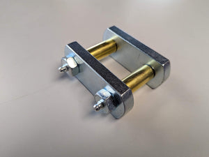 Heavy Duty 2.25" Shackle Suspension Upgrade Kit for Tandem Axle Trailers - full product view | AAA Trailer