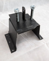 Heavy-Duty Spare Tire Wall Mount for Enclosed Trailers - full product view | AAA Trailer