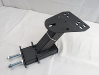 Heavy Duty Stake Pocket Spare Tire Carrier for Trailers - 150 lbs - close-up view | AAA Trailer