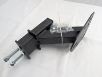Heavy Duty Stake Pocket Spare Tire Carrier for Trailers - 150 lbs - close-up view | AAA Trailer