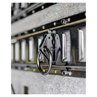 Heavy-Duty Steel E-Track O-Ring Tie-Down Anchors for E-Track System Enclosed Trailers Trucks Vans - full product view | AAA T