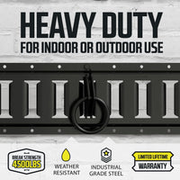 Heavy-Duty Steel E-Track O-Ring Tie-Down Anchors for E-Track System Enclosed Trailers Trucks Vans - component detail | AAA Tr