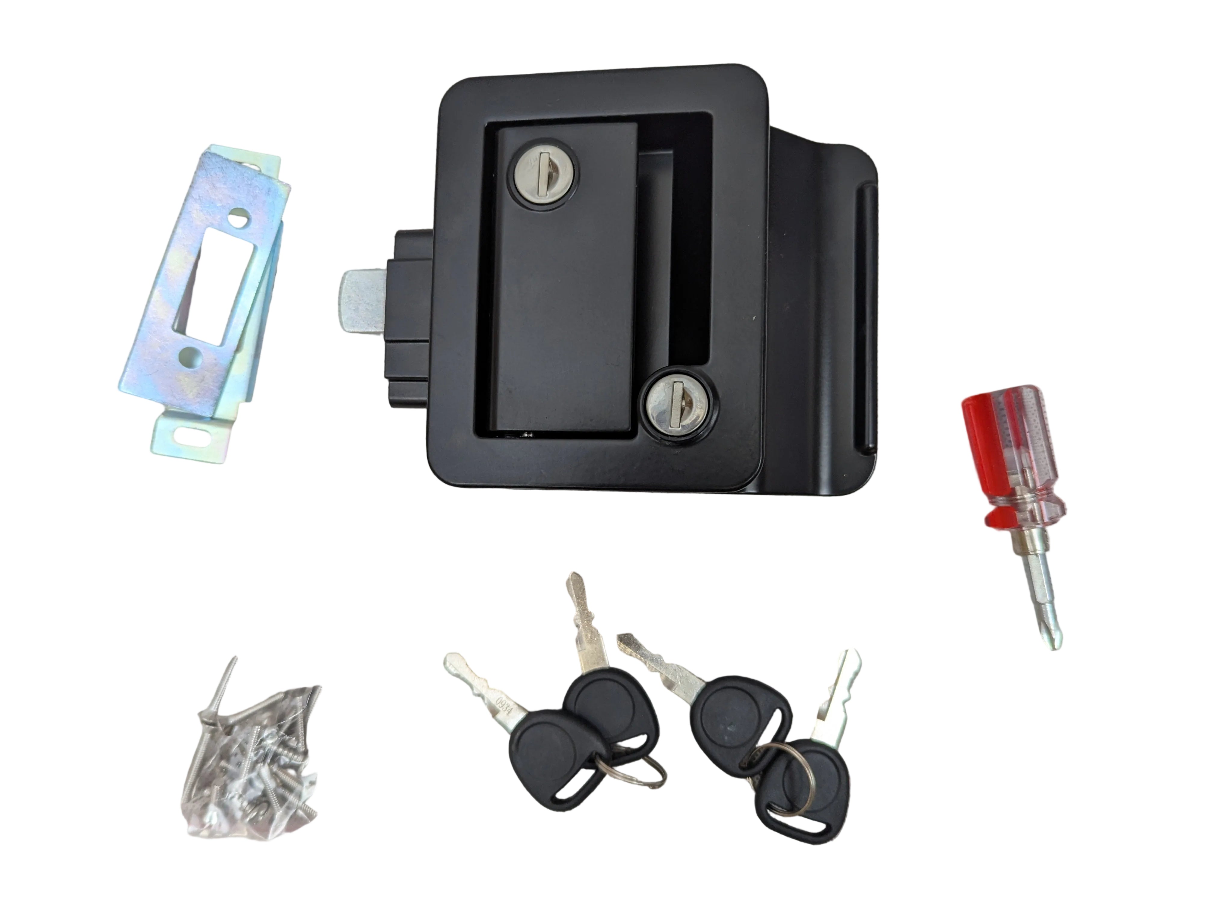 Heavy-Duty Zinc Alloy RV Paddle Door Lock with Deadbolt