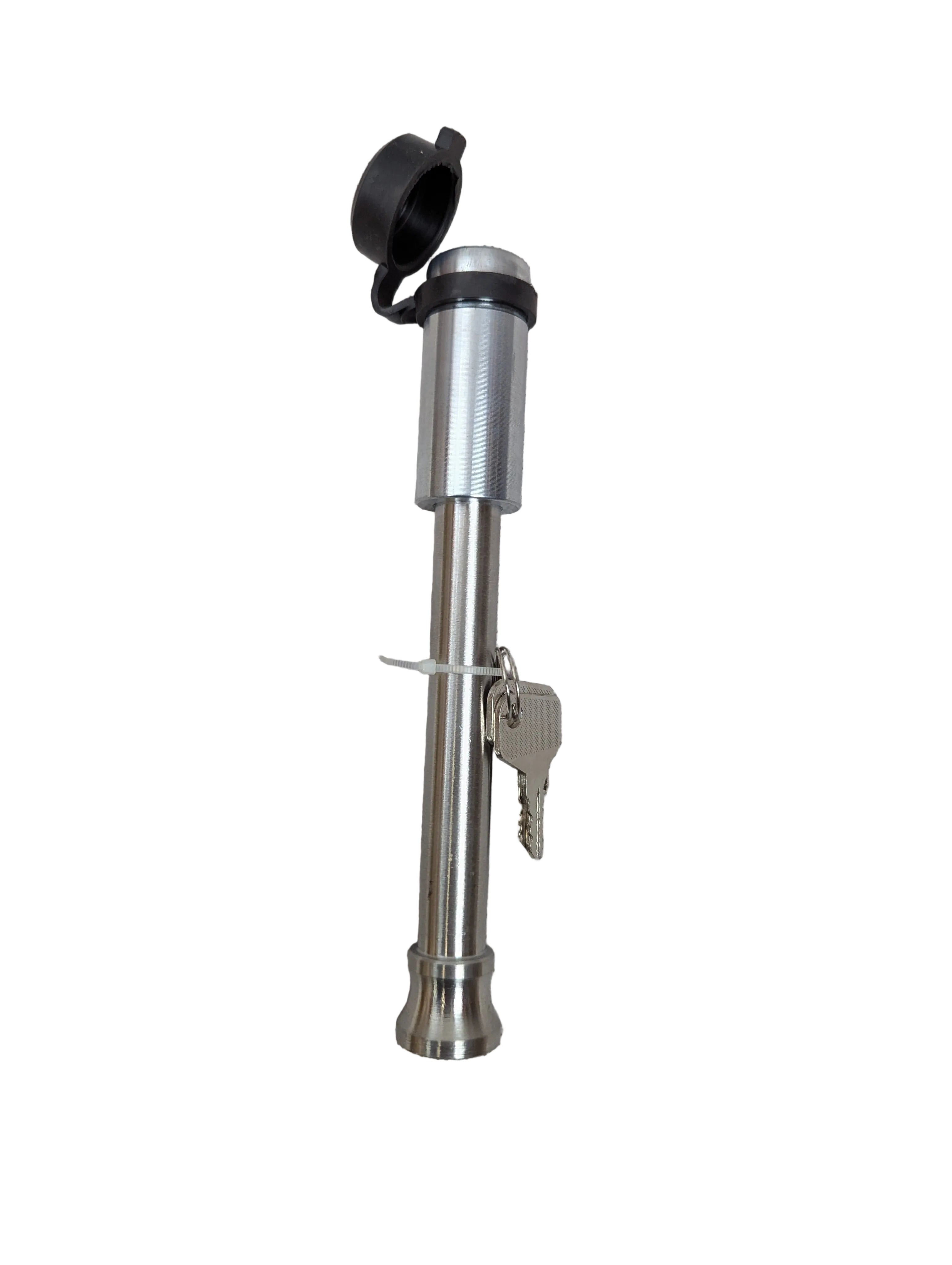 Trailer hitch receiver lock Heavy Duty Chrome 5/8" Pin (fits 2" and 2.5" Hitch)