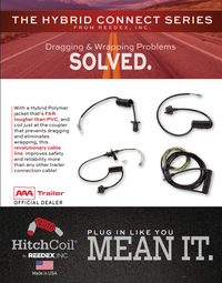 HitchCoil 4-Way, Coiled Connector w/ 6' Long Coiled Cable - Trailer End 104 - detail view | AAA Trailer