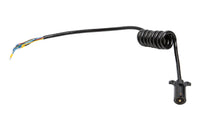 HitchCoil 7-Way, RV-Style Connector w/ 6' Long Coiled Cable - Trailer End 102-5 - alternate angle | AAA Trailer