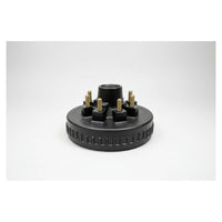 Heavy Duty 12" x 2" Trailer Brake Drum Hub Assembly 8 lug 9/16 stud - Dexter Lippert Compatible - 7,000 lb - full product vie